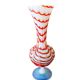 Vase de Murano motifs oranges