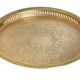 Engraved brass top