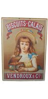 Old advertising poster Biscuits Calais