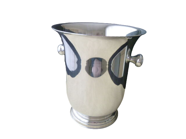 Jean Couzon stainless steel champagne bucket