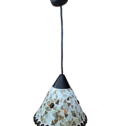 Glass mosaic pendant lamp Amber luminaire dp 092293