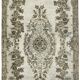 Hand-Knotted Carved Oriental 1970s 171 cm x 283 cm Grey Carpet