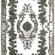 Handmade Hi-Low Pile Turkish 1980s 191 cm x 296 cm Grey Rug