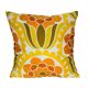 Vintage 70s flower cushion 37 x 37 cm