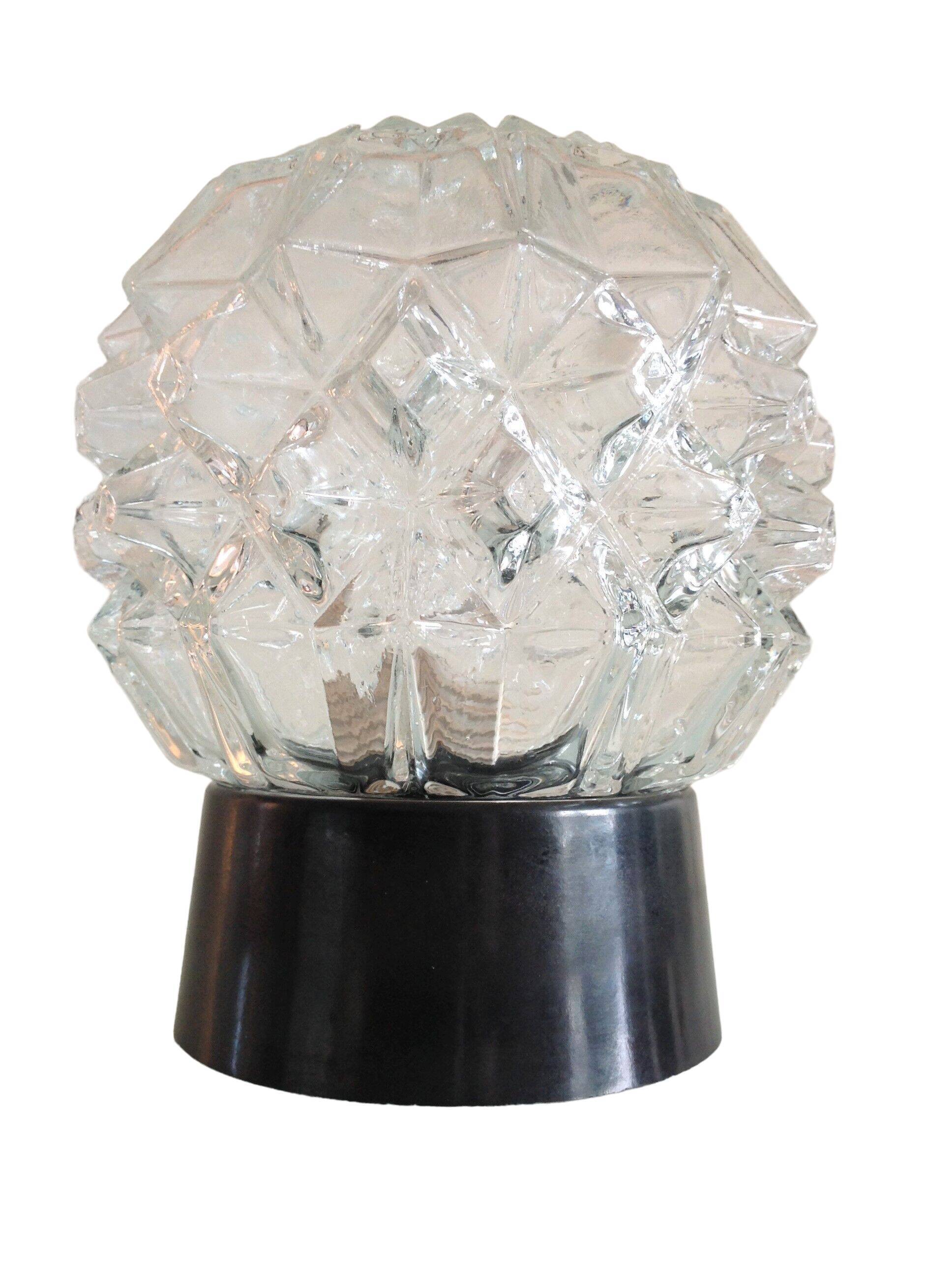 Plafonnier pointes de diamant par RZB Leuchten vintage années 60-70