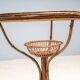 Art Nouveau bentwood & rattan pedestal table, Central Europe, c. 1900–1925