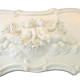Fronton anges en staff plâtre renforcé 69x37cm