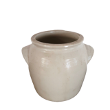 Off-white ancient sandstone pot
