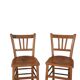 Lot de 2 chaises bistrot en bois