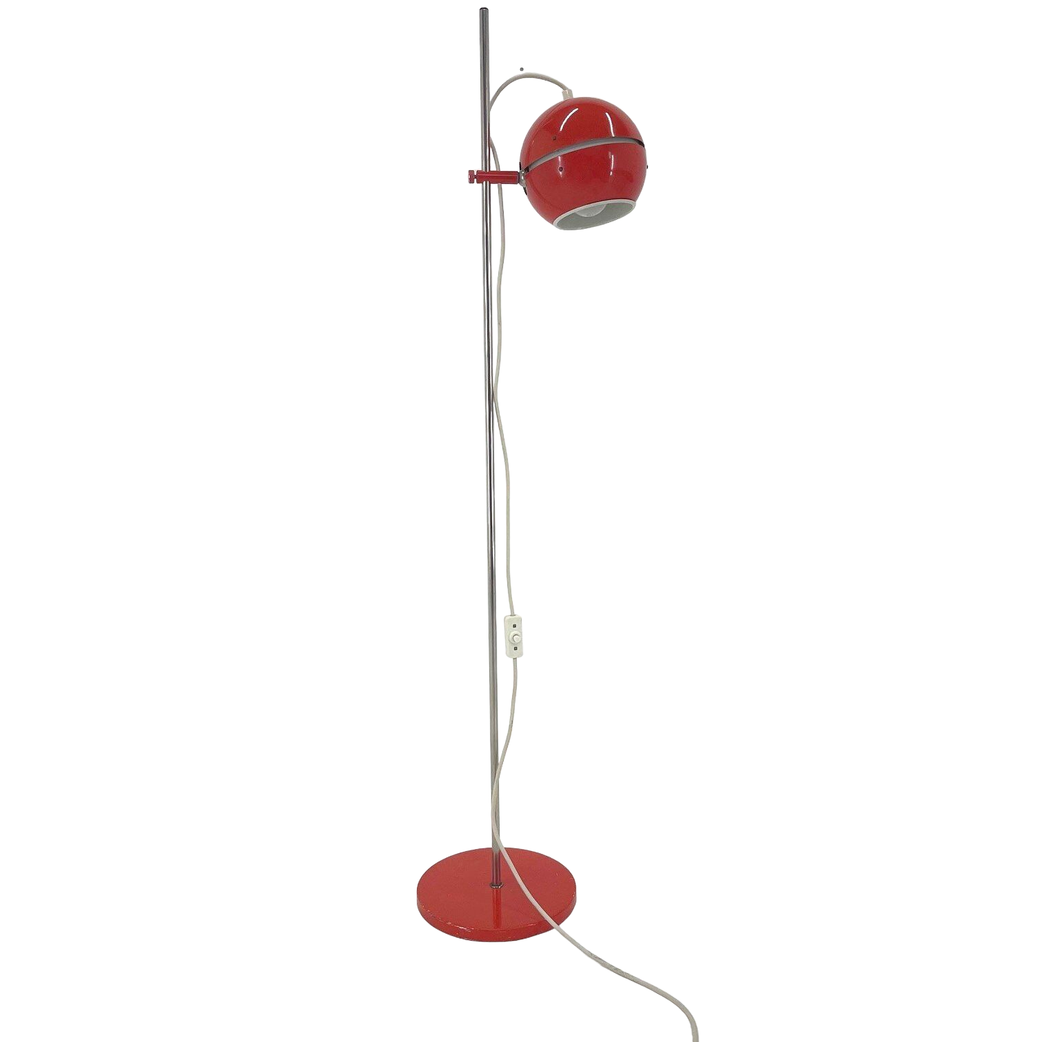 Lampadaire réglable de style spatial des années 1960, Allemagne