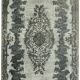Tapis fait à la main turc contemporain des années 1970 181 cm x 288 cm tapis gris