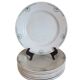 + 9 flat plates in Iron Earth Gien clara service +