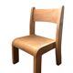 Chaise enfant en bois vintage années 60