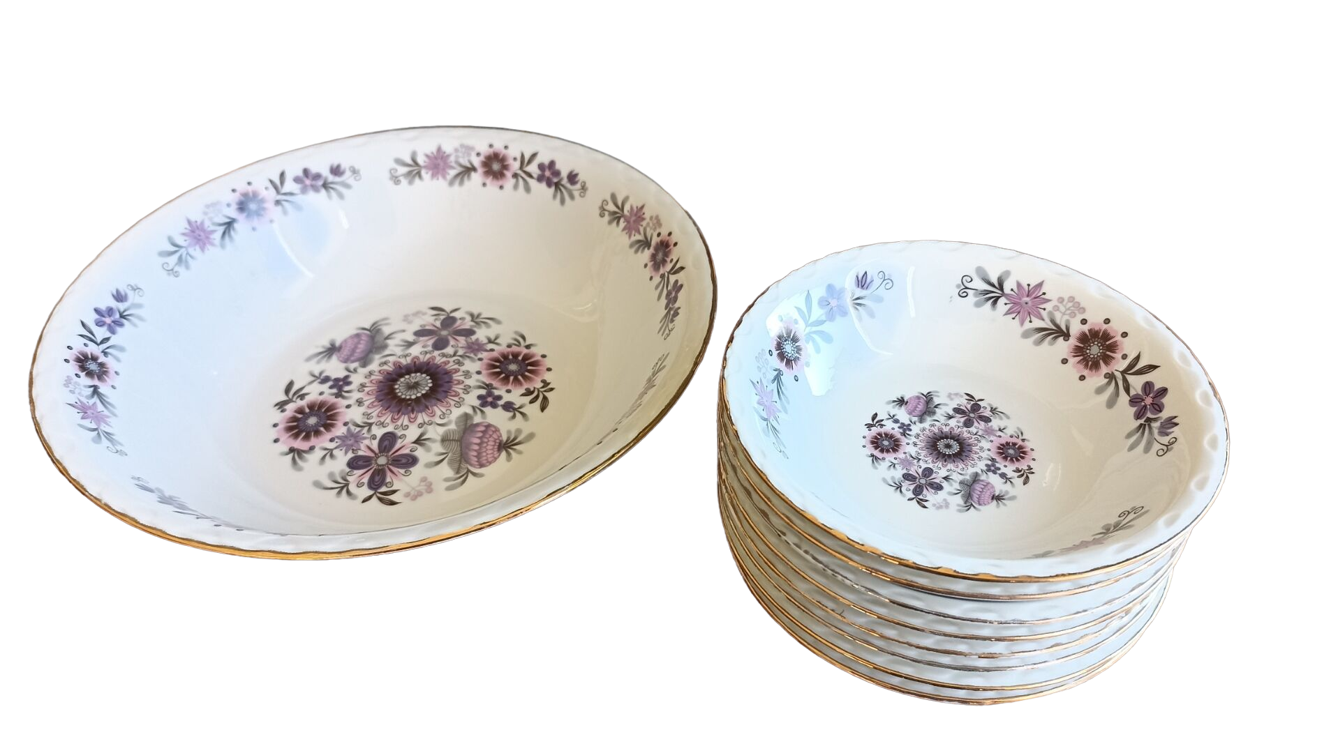 Paris porcelain dessert service