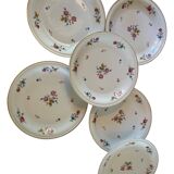 Flat porcelain plates France