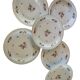 Flat porcelain plates France