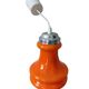 Chandelier suspension opaline orange space age vintage 60 70 s
