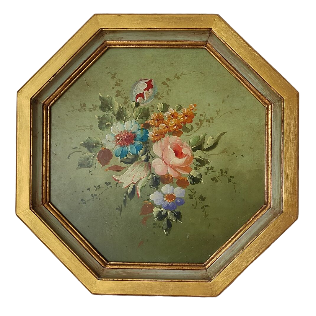 Romantic painting on wood