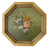 Romantic painting on wood