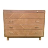 Dresser / dressing table vintage light wood 60s