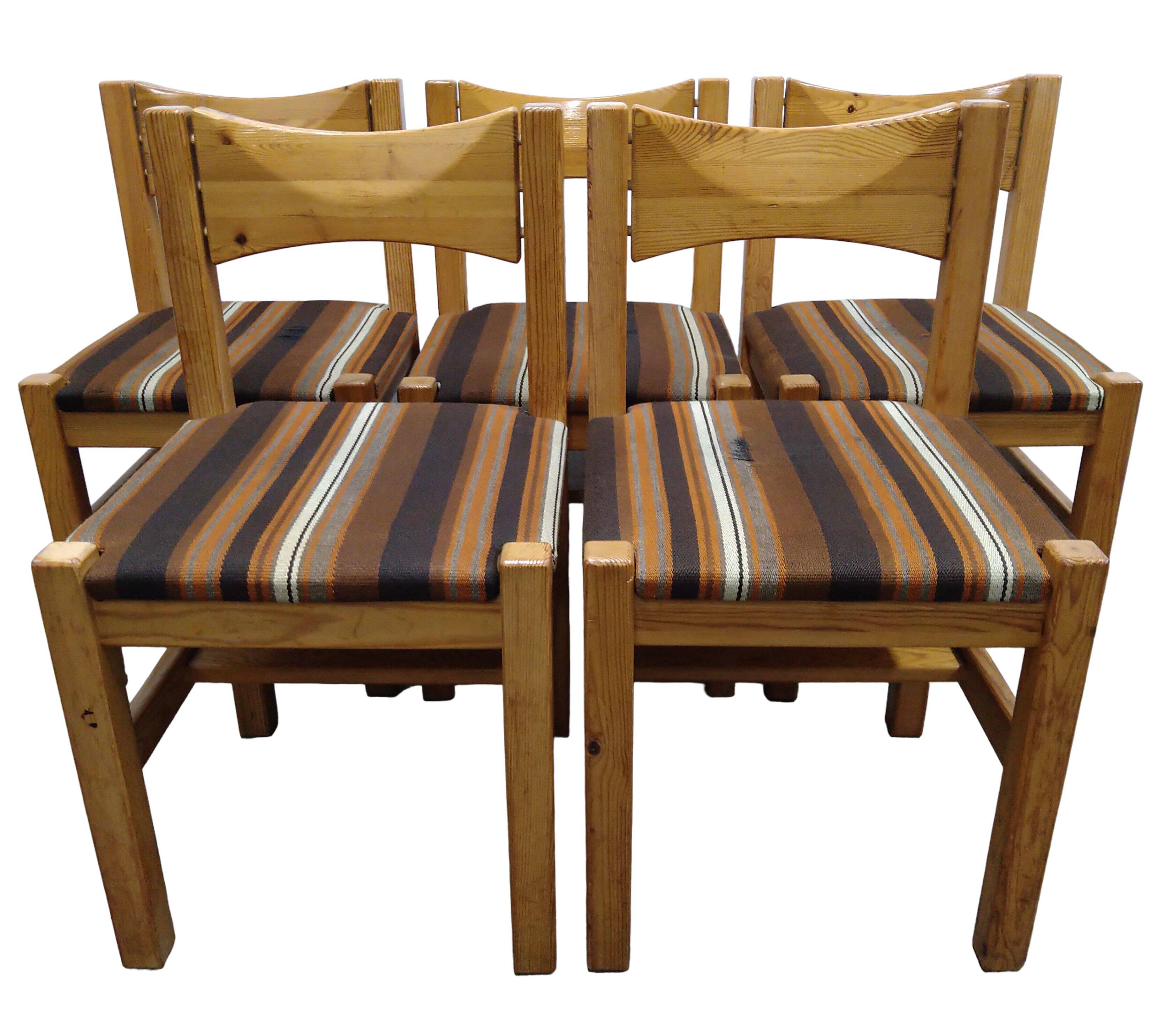 5 chaises hongisto conçues par ilmari tapiovaara en 1963
