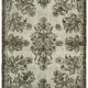 Handmade hi-low pile oriental grey rug, 1980s, 206 cm x 297 cm