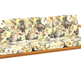 Floral sofa "Tibro" Erik Wørtz, Möbel-IKÉA, Sweden, 1960