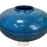 Vase ball earthenware Saint-Clement, France, art deco era