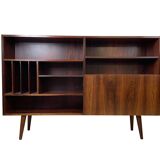 Vintage Scandinavian rosewood bookcase by Ib Kofod-Larsen, 60s