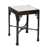 Table carrée anglo-chinoise, 19ème siècle