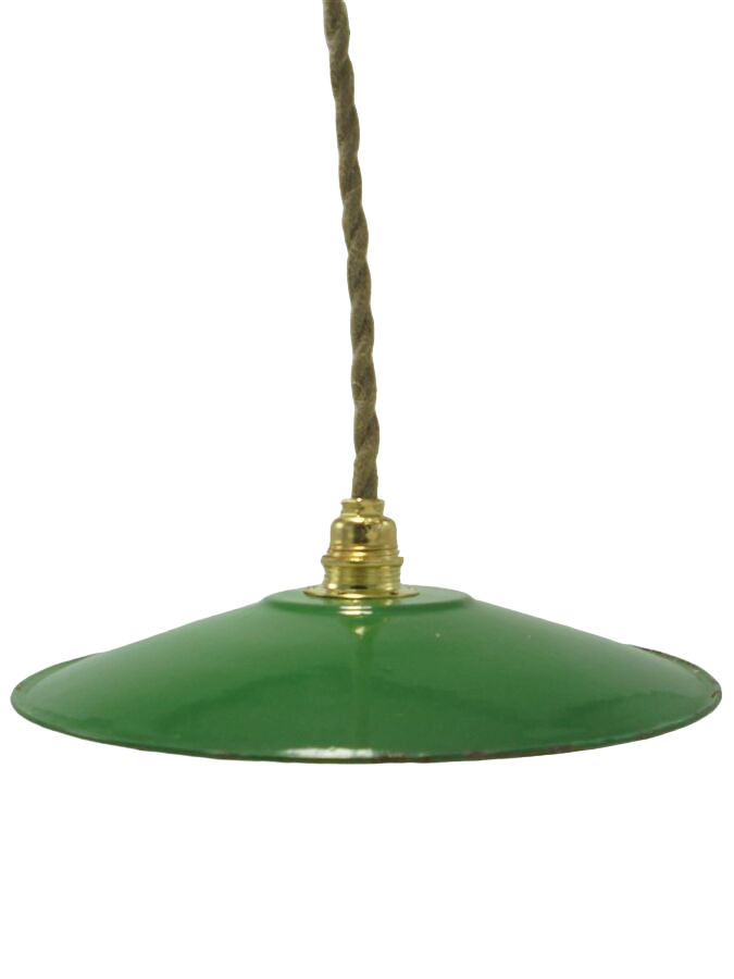 Enamelled sheet metal suspension