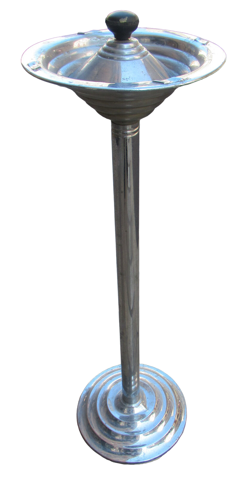 Standing ashtray, vintage, metal