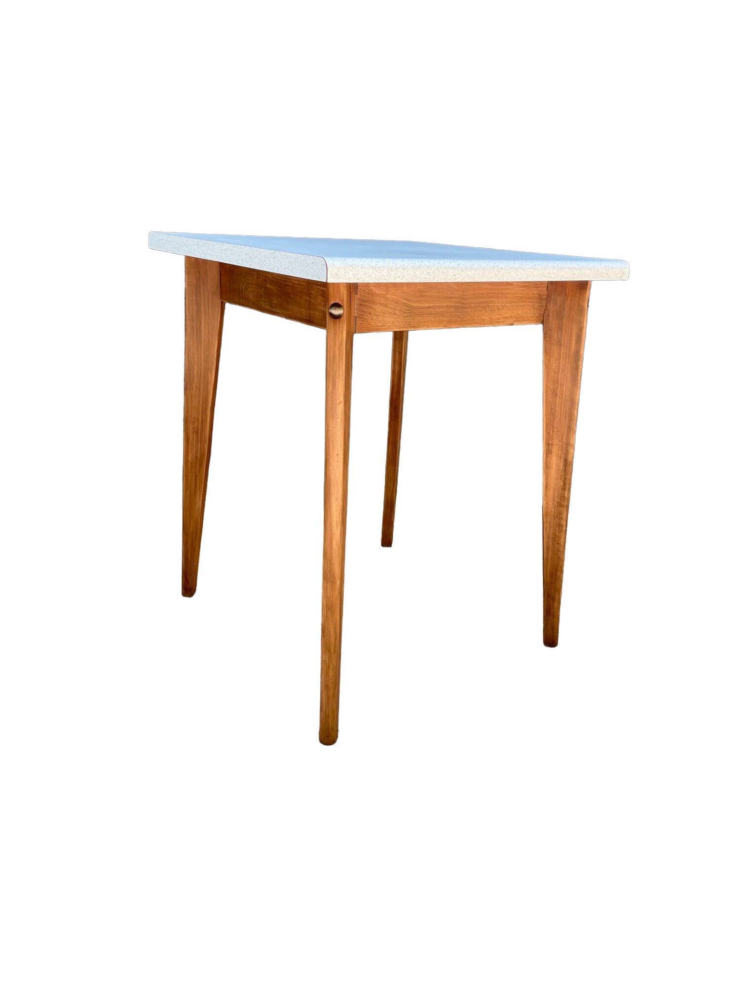 Formica dining table or desk and vintage wood