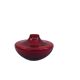 Vintage red glass vase