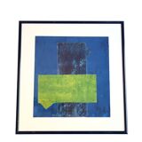 Original abstract print by Maya Memin, 90s