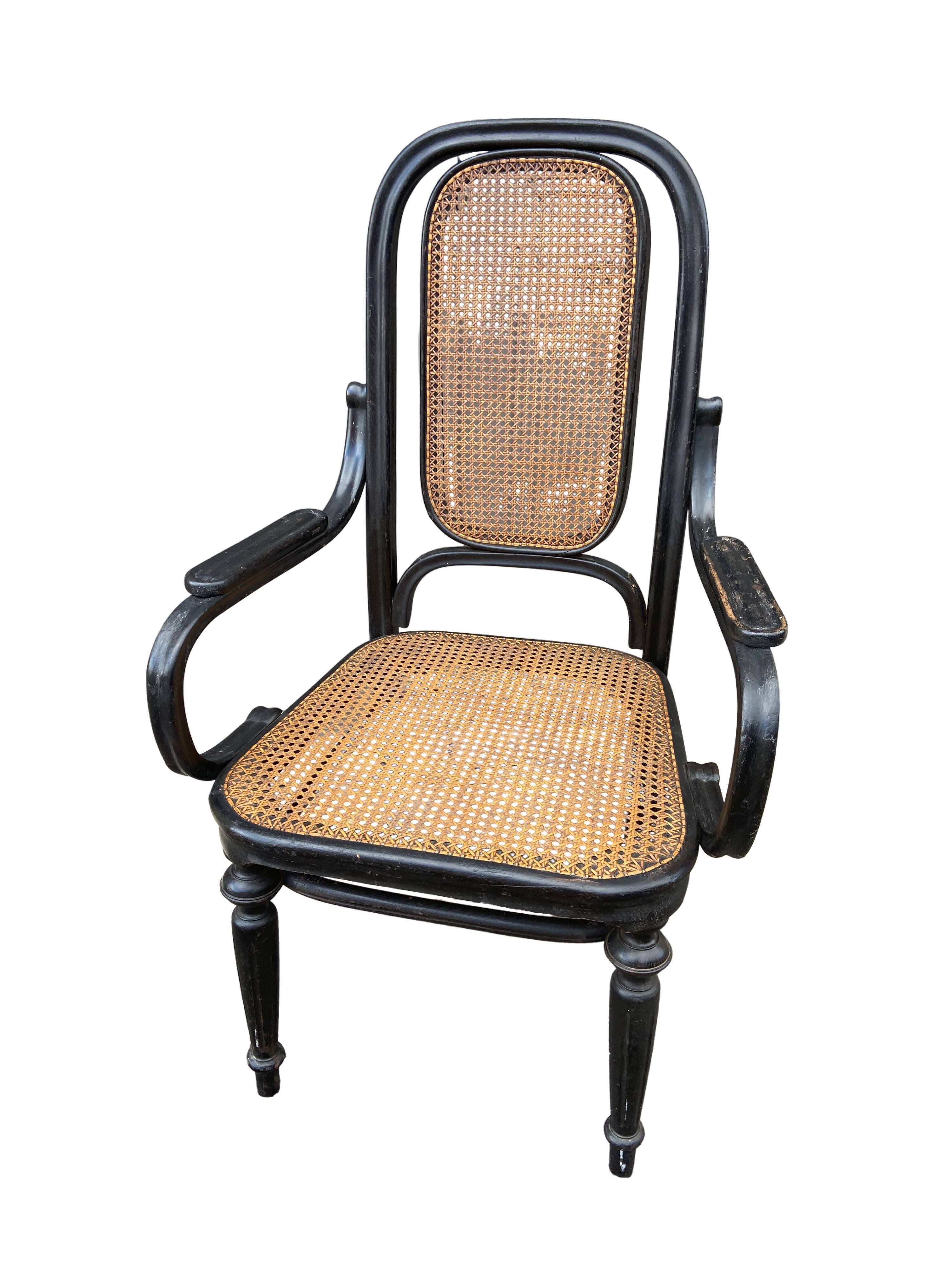 Curved wooden armchair Thonet Nr 1032