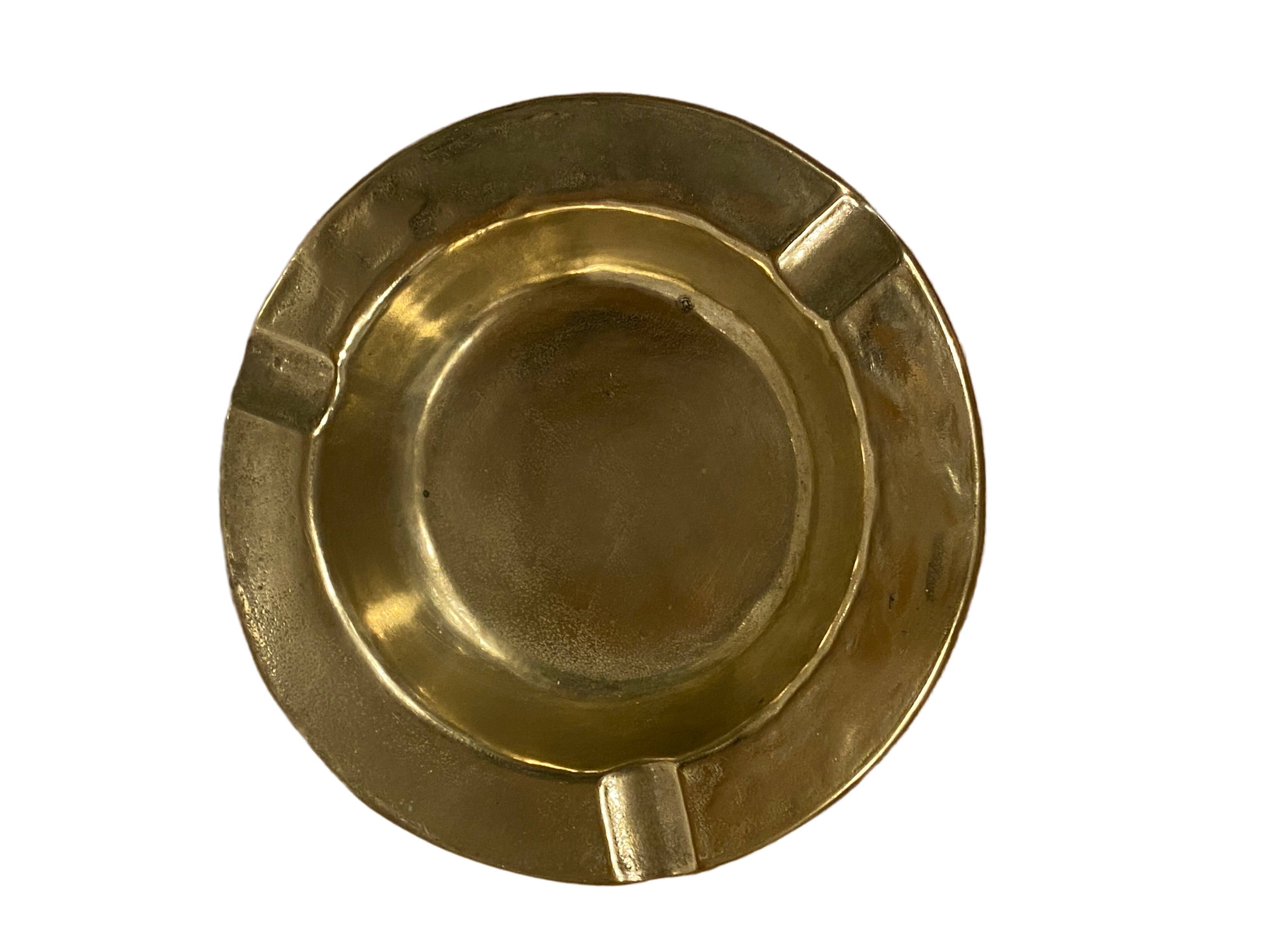 Brass ashtray