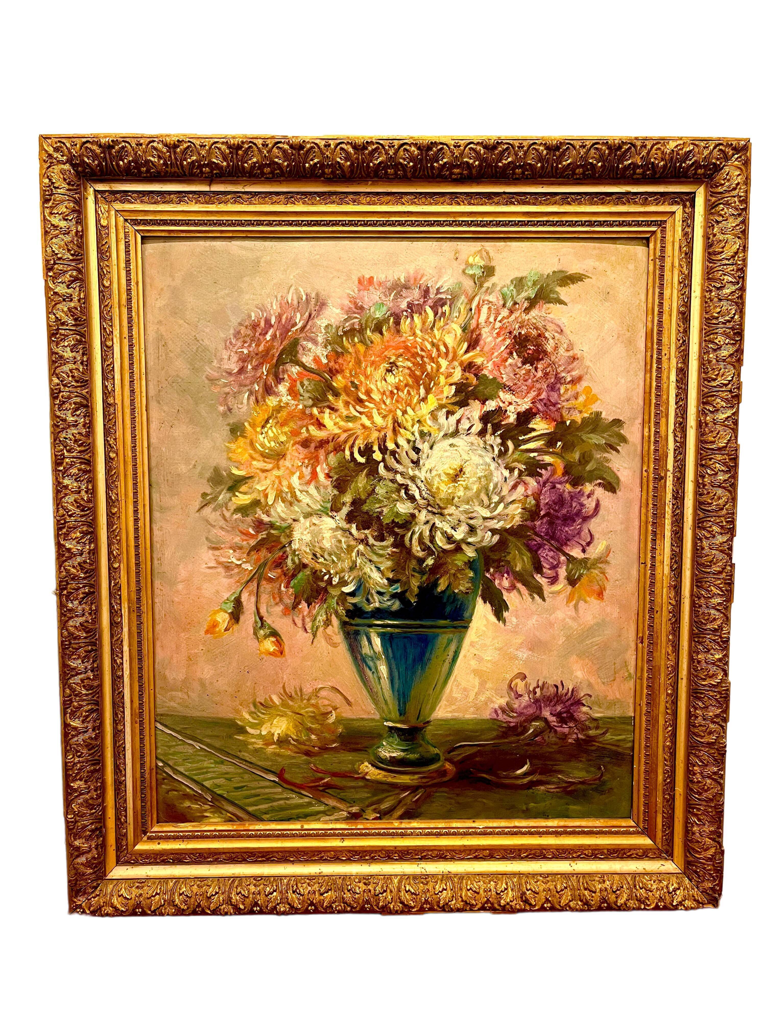 Painting flowers