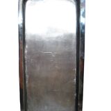 Vintage rectangular top in silver metal