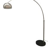 arc floor lamp of the 80s chrome