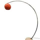 Arc floor lamp design of the 60s