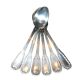 Antique teaspoons in silver metal Goldsmith Boulenger