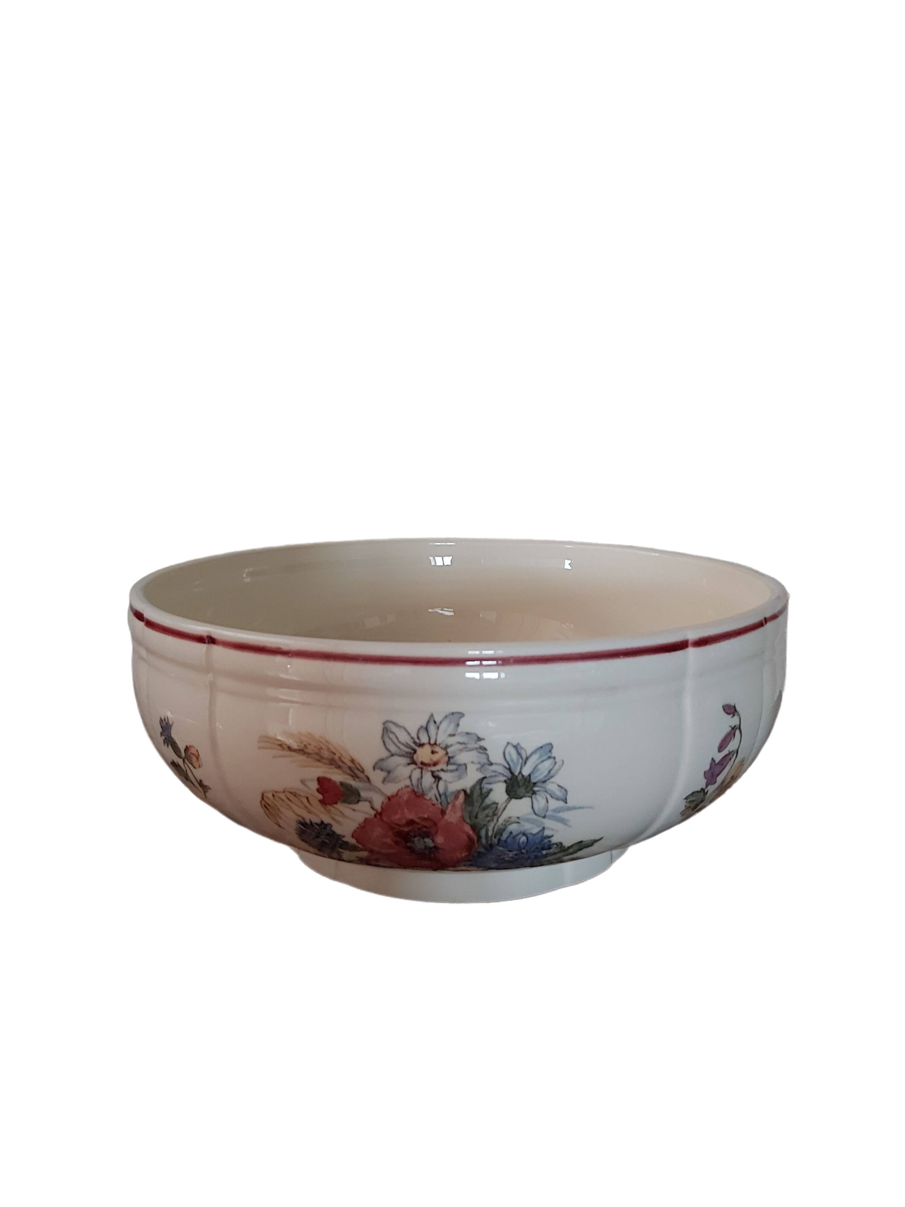 Salad bowl Sarreguemines model Agreste