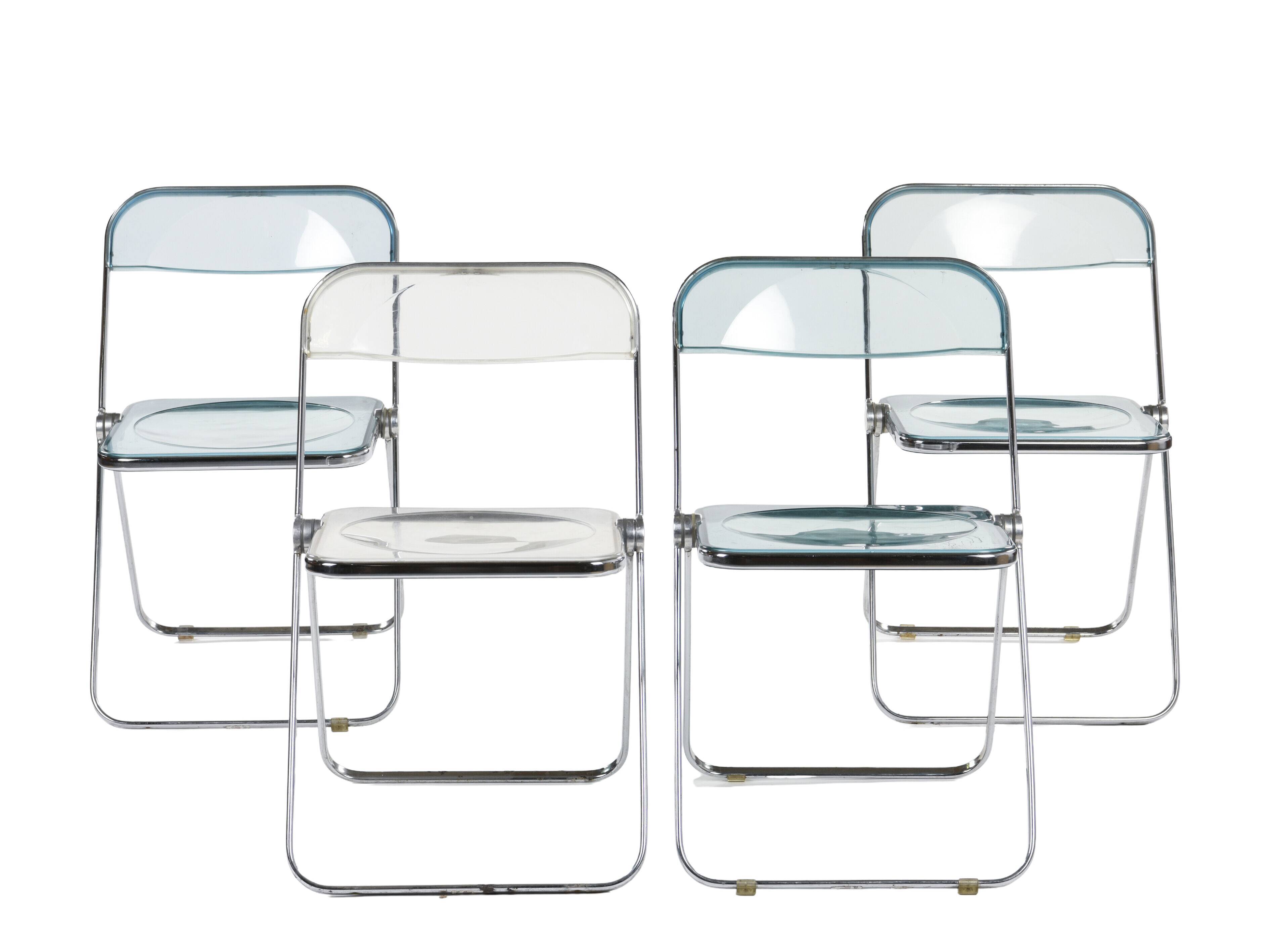 Plia Chairs by Giancarlo Piretti