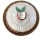 Lid pie dish Kitch "apples"