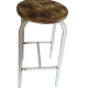 Bar top stool metal patinated seat wood dp 0922143
