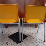 Pair of children's chairs year 70 R. Bontemps