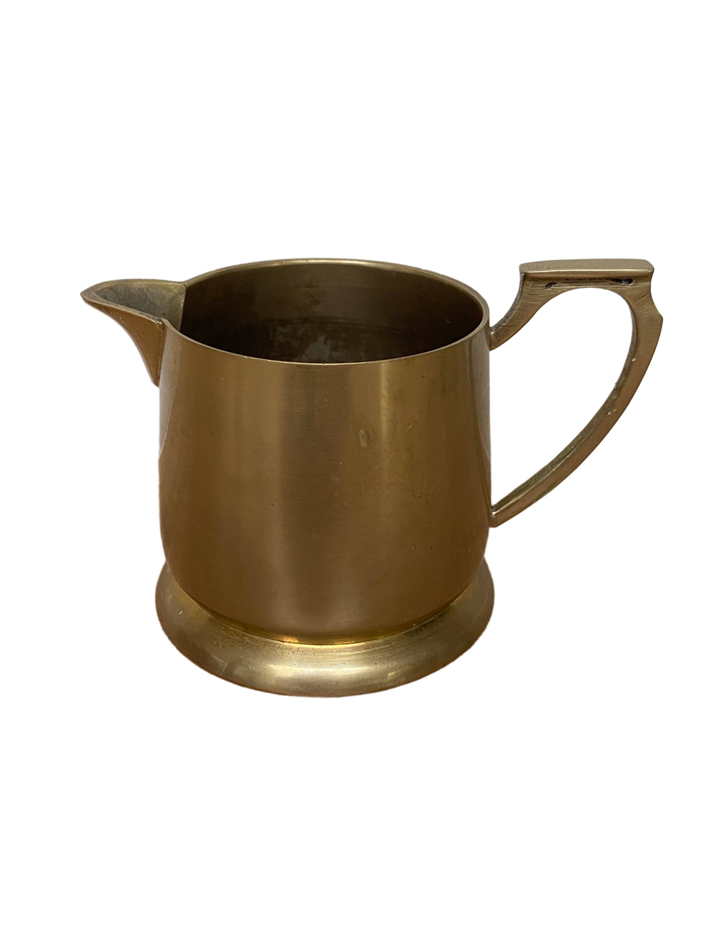 Small brass pitcher