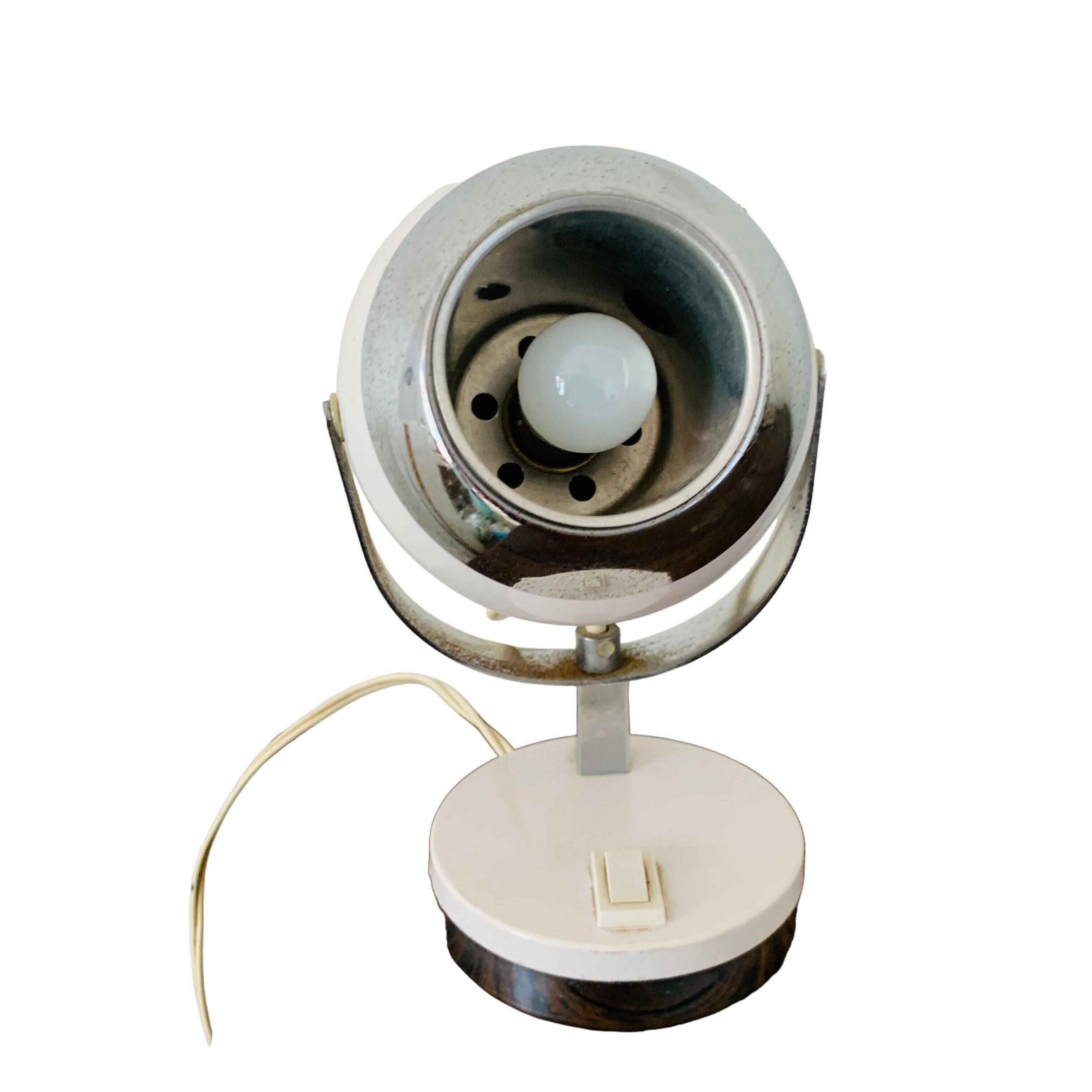 Vintage desk lamp space age seventies