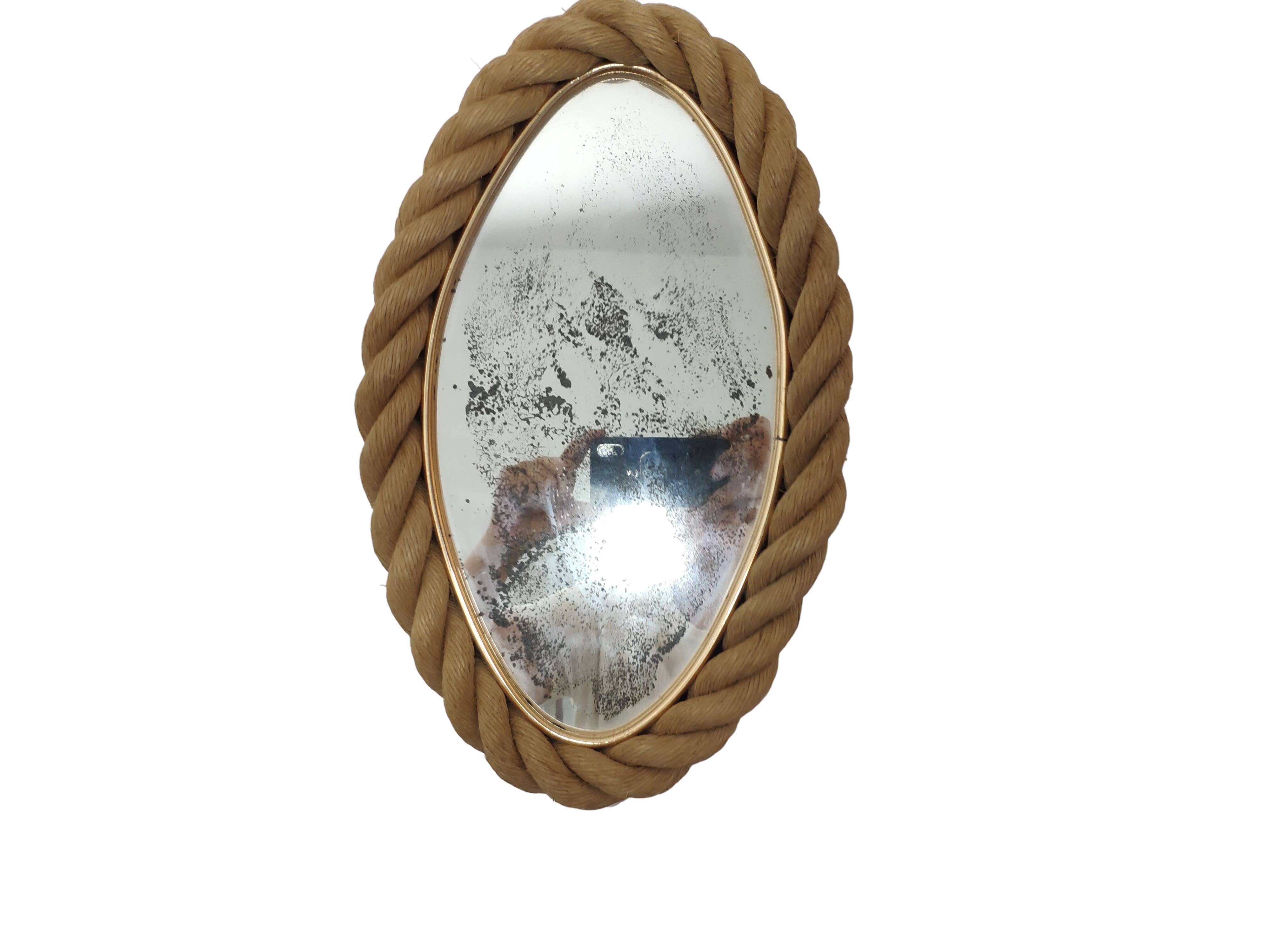 Oval rope mirror